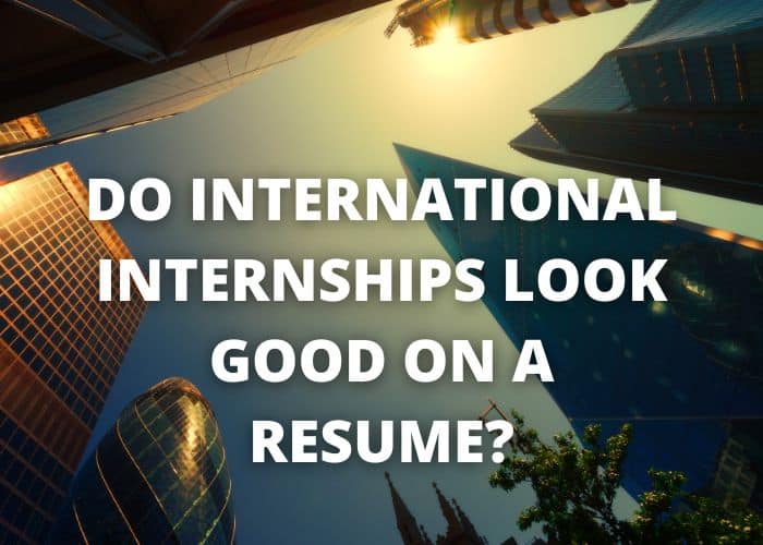 Do International Internships Look Good on a Resume? 41 Do International Internships Look Good on a Resume? Internships abroad provide interns with valuable skills that they can apply to a wide variety of contexts. In particular, international experiences help interns learn how to work well with different teams and to have a global perspective. This makes interning abroad a valuable asset to future employers. After you've completed your internship abroad, you should update your resume to highlight your experiences and skills. Highlighting your experience While your skills may be honed in your chosen field, it isn't always clear how to best highlight them on a resume. In these cases, highlight your experience abroad in the form of specific examples. Employers look for specific examples and details about your experience. Include your language skills as well, especially if they are related to the position you're seeking. An internship is a great barometer for professional potential. It is similar to a full-time work environment and can serve as a springboard to a new career path. It is particularly important if you're transitioning to a new field or pivoting back to a previous interest. When listing your internship experience, it is best to list them alongside previous jobs. For example, if you've been an intern for several different companies, list each internship in chronological order, with the most recent one at the top. Include a brief description of the responsibilities you performed in each internship, which should match the responsibilities you were given in a regular job. If you worked in an administrative capacity, emphasize your administrative duties. You can also highlight your international experience on your resume. This experience can help you adapt and thrive in a global environment. By listing these experiences in your resume, you can also demonstrate that you possess transferable skills that will help you land a job in the future. Just make sure that you include them in bullet points. When writing your resume, make sure you include all the relevant information about your experience from international internships. Remember that employers are looking for candidates who are skilled at intercultural communication. It's also important to avoid spelling and grammar mistakes. A poorly written resume may turn off employers and make them decide to move on to someone else's resume. In addition to highlighting your experience with international internships, you should also include relevant work experience. This experience can help you stand out among other job candidates, even if your experience is comparatively limited. For example, if you're applying to graduate school or are seeking a leadership position, your internship experience will be highly valued by future employers. Highlighting your experience from international internships on your resume should emphasize your cross-cultural awareness, problem-solving, and language skills. These skills can be valuable for your future career and may help you to be more prepared for new challenges. Moreover, they will showcase your adaptability and efficiency. Highlighting your experience from international internships on your resume will give you a competitive edge. Your internship experience is your first professional experience, and if you write about it in a professional way, it could prove invaluable for your next assignment. In fact, your internship experience can even be the stepping-stone for a new job opportunity. You should also highlight your skills, such as technology proficiency, in your resume. Many companies use an ATS to evaluate resumes, and the skills you have are highly valuable to employers. Highlighting your willingness to take risks Highlighting your willingness to take risks is a critical element when applying for international internships. Because companies are attempting to compete in an increasingly global marketplace, they are seeking employees who can differentiate themselves by embracing new cultures, perspectives, and work styles. In addition to having a global perspective, international internships also demonstrate your ability to work with people from all over the world. You can highlight your ability to deal with cultural differences by emphasizing your skills in problem-solving, oral/written communications, and collaboration. You can also highlight your skills by reflecting on a situation where you had to apply your skills in a different setting, such as dealing with a visa or travel situation. You can also reflect on your teamwork skills, and how you interacted with your co-workers. Before applying for an internship, you should research the organization carefully. Read its mission statement, and study its website. It is also important to read the description of your internship position. You should also understand what kind of responsibilities you will have while interning with that organization. Most internships do not clearly spell out all of your duties, so make sure you know what you will be completing for the duration of your internship. International internships present additional risks. For instance, interns may face significant emotional and social challenges while working in a foreign country. They may be away from family and friends, and may experience bullying and other forms of sexual harassment. They may also face cultural mistakes such as miscommunicating their knowledge of the local language, misinterpreting cues, and navigating unfamiliar institutional systems. While these risks may seem small at first, they can cause significant delays in the adjustment process. Highlighting your language proficiency One of the most important components of your resume is your language proficiency. In fact, you should highlight it from the start. For example, if you're applying to an internship in Spain, you could mention that you speak Spanish, which can increase your chances of getting the job. Similarly, if you're applying for an internship in China, you can mention that you speak Mandarin Chinese and Japanese. Aside from having strong language skills, you should also have strong communication skills. Make sure that you cater your resume to your native language if possible, and don't forget to use it on your cover letter. It will also help you stand out from other applicants, so don't neglect this important detail. Highlighting your language skills on your resume will be an invaluable asset. It shows your employer that you're capable of communicating effectively, even in difficult situations. It also shows that you're able to build relationships in a globalized world. For example, if you have a background in business development, highlighting your language skills in your resume is a good way to distinguish yourself from others. To find the best internship abroad, research the various options available. Then, narrow it down based on your budget, language requirements, and job prospects. If you're unsure, you can contact past interns to find out what their experiences were like. It's also wise to look for internships in the field you're passionate about. The process of finding an international internship can be time-consuming and difficult. Make sure you prepare thoroughly before the application process. You must have a professional CV and cover letter, and your interview will need to be well prepared as well. By preparing for your interview and focusing on what you can offer the company, you can maximize your chances of landing the internship.