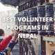 best volunteer programs in Nepal